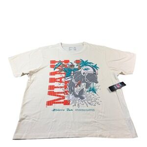 NWT Duvin Design Miami Dolphins Colab T-Shirt Size XL Mens